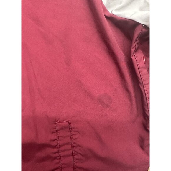 Victoria's Secret PINK Campus Anorak Sequin Jacket M L Dog Logo Y2K Burgundy - Picture 7 of 12